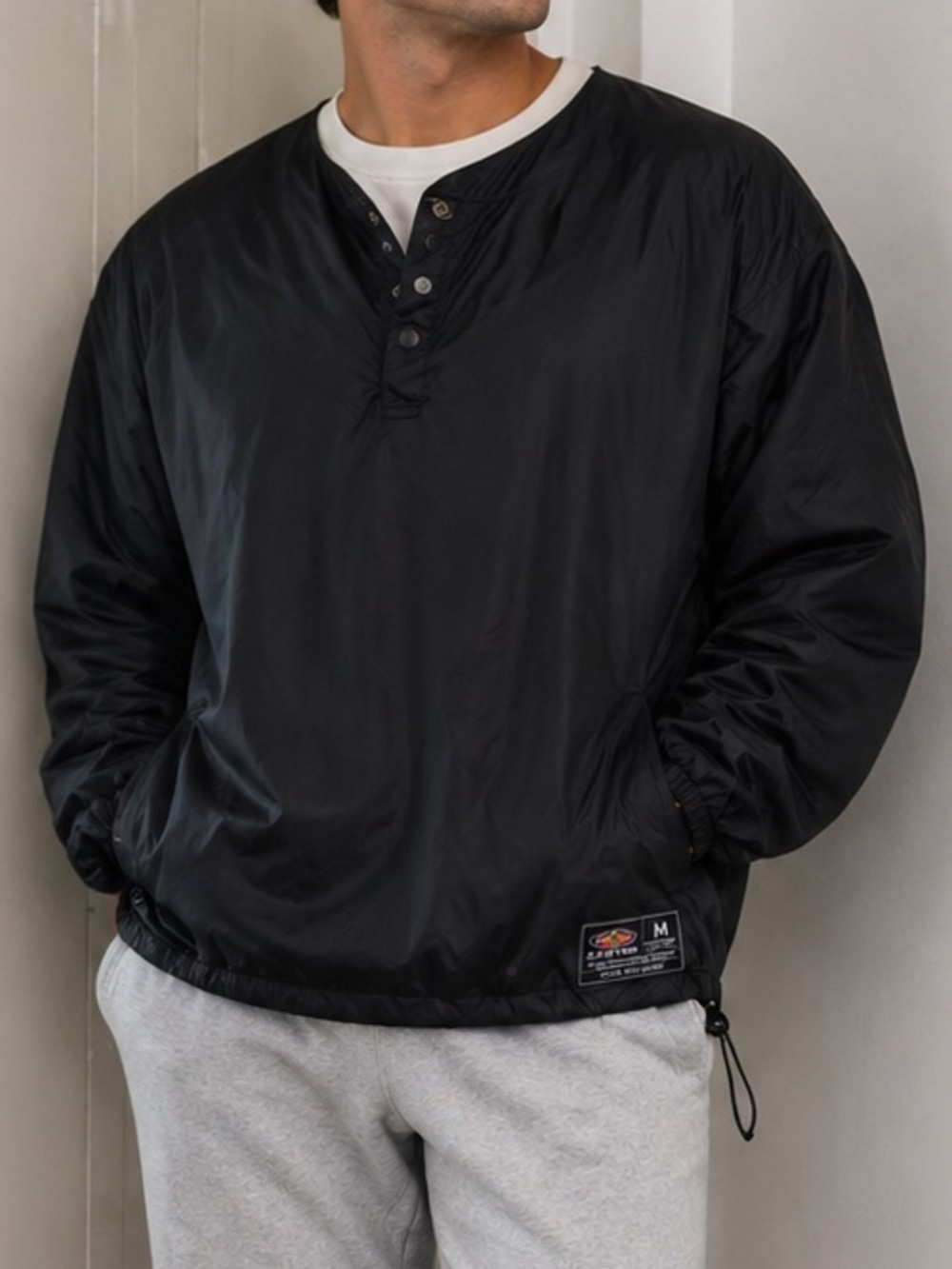 Easton Team Collection Pullover Windbreaker | Size M | Black